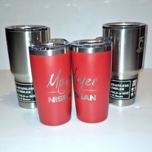 Bundle Of 4 Logo Tumblers